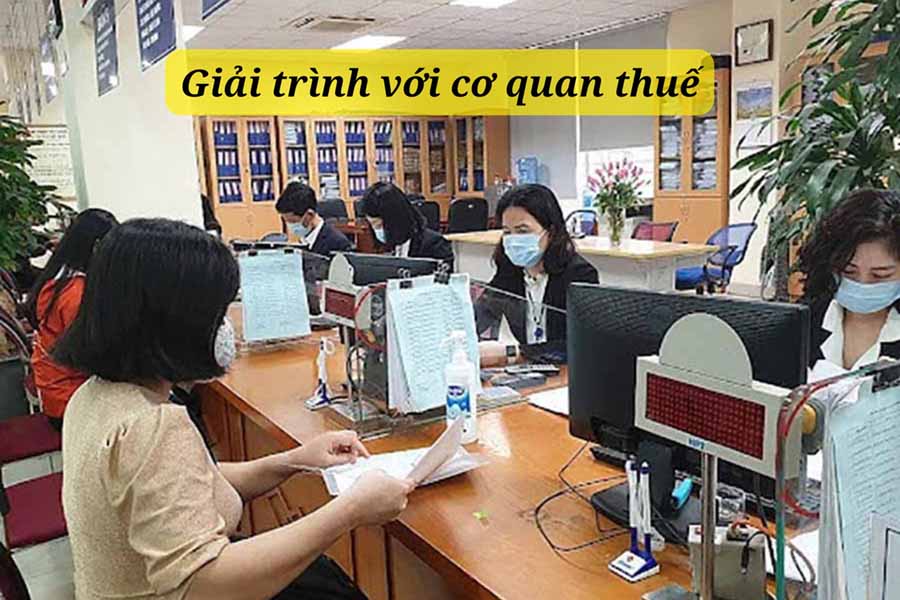 giải trình với cơ quan thuế
