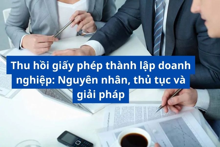 Thu hồi giấy phép thành lập doanh nghiệp: Nguyên nhân, thủ tục và giải pháp